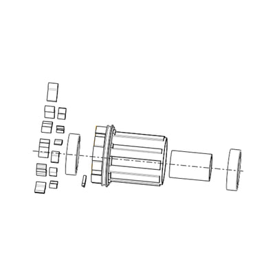 SUNringlé | Super Bubba X / Bubba X Freehub Body Kit -