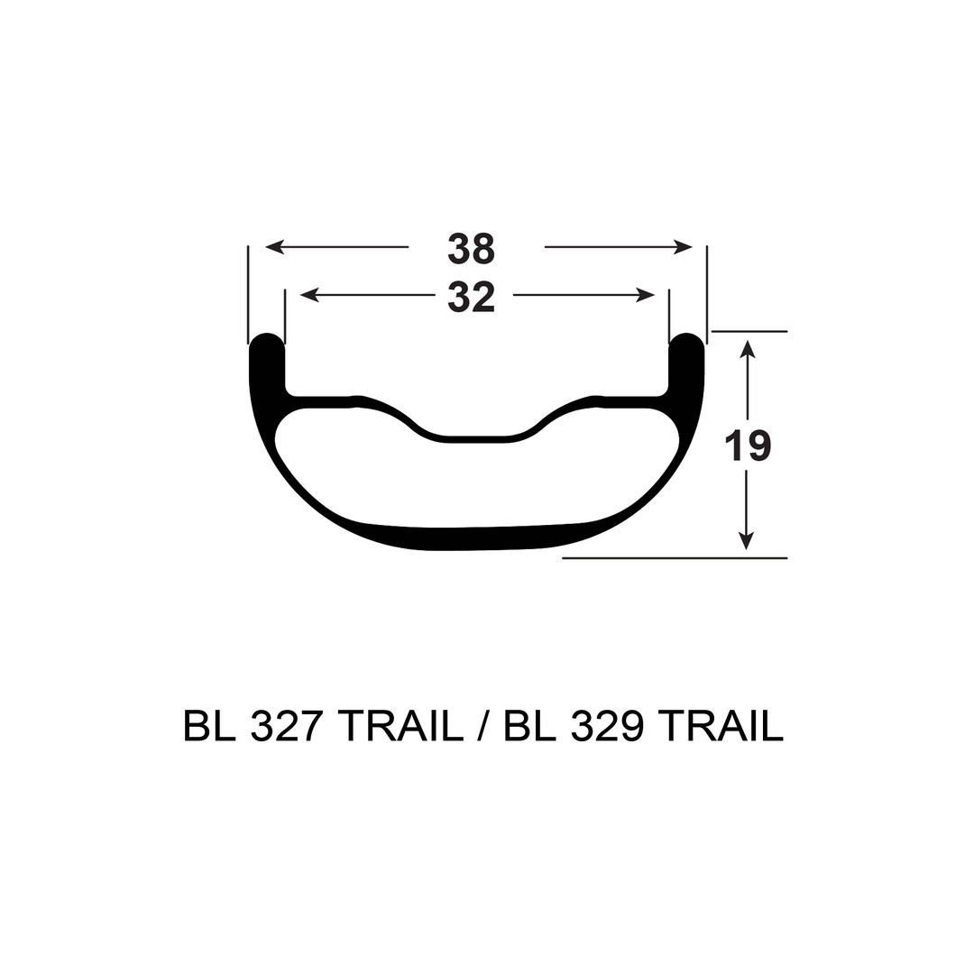 Reynolds Cycling | Blacklabel Trail Expert 329 Carbon Fiber