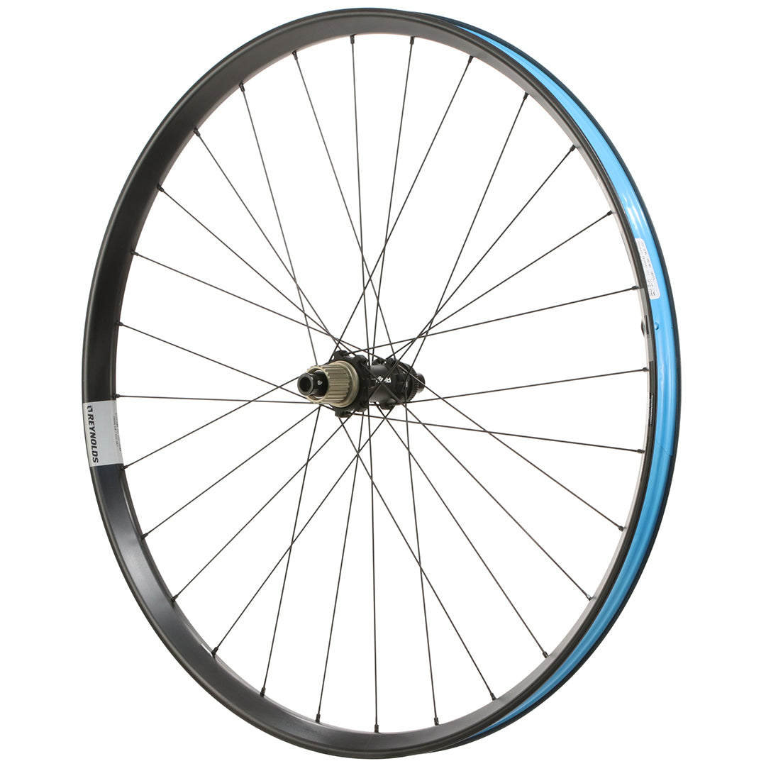 Reynolds Trail 309 XC carbon Bicycle wheel on a white background